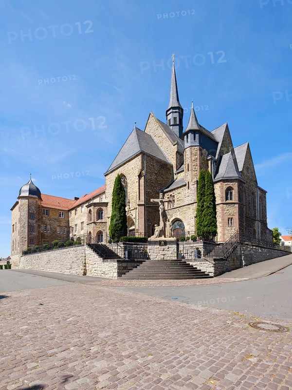 St. Jacob of Sarug Monastery, Former Dominican Monastery, Syrian Orthodox Church, Warburg, North Rhine-Westphalia, Germany, Europe