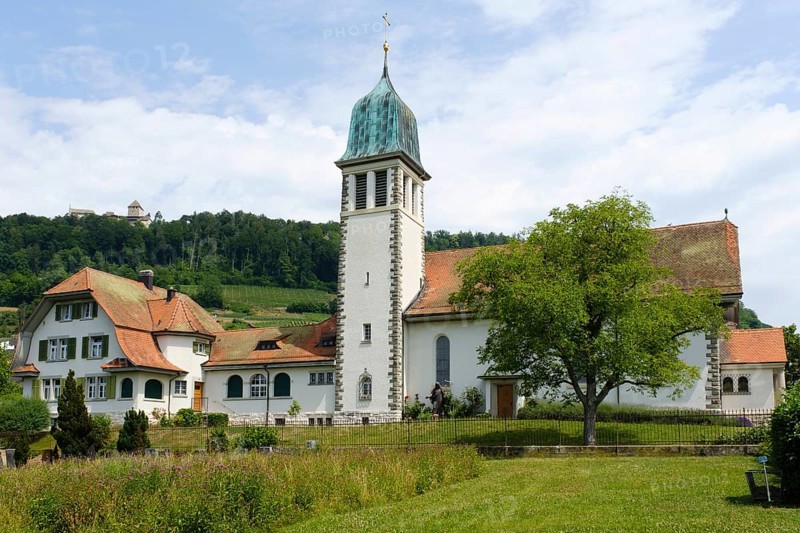 Sacred Heart Catholic Church, Stein am Rhein, Canton Schaffhausen, Switzerland, Europe