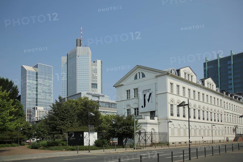 Jewish Museum with Maintower and Gallileo, Jewish, Frankfurt, Bahnhofsviertel, Main, Frankfurt, Hesse, Germany, Europe
