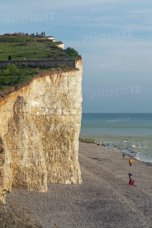 Birling Gap, part of The Seven Sisters chalk cliffs, South Downs, England, United Kingdom, Europe
