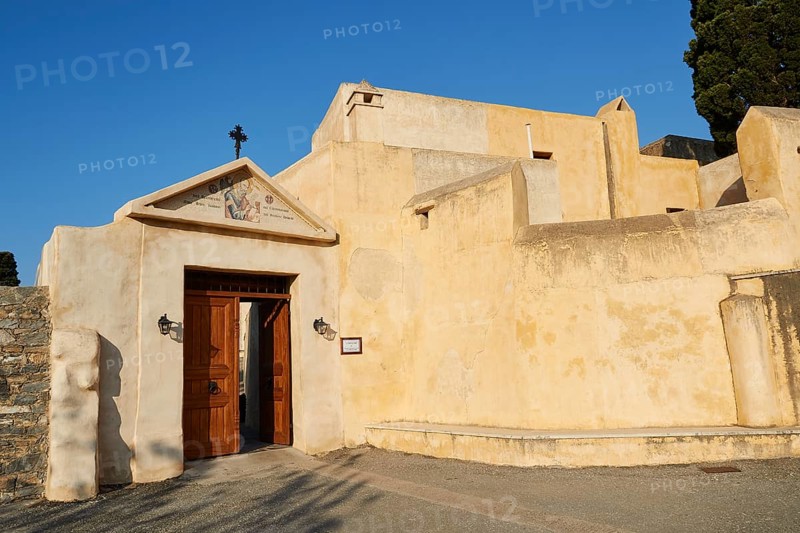 Main Gate, Preveli, Orthodox Monastery, South Coast, Rethimnon Province, Crete, Greece, Europe
