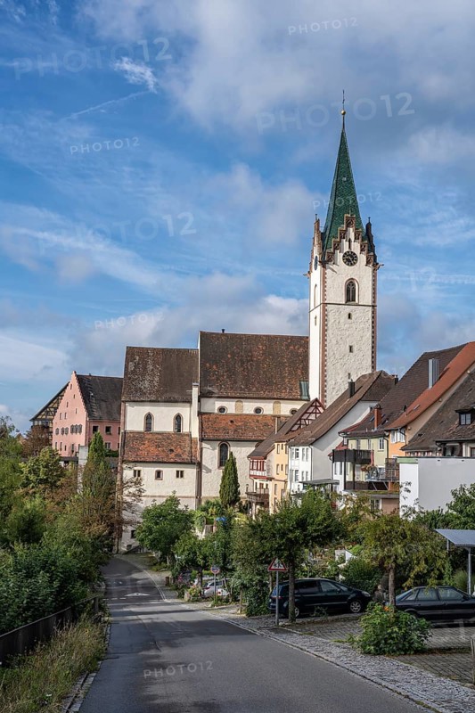 Old Town and Church of the Assumption of the Virgin Mary, Engen, Constance County, Baden-Württemberg, Germany, Europe