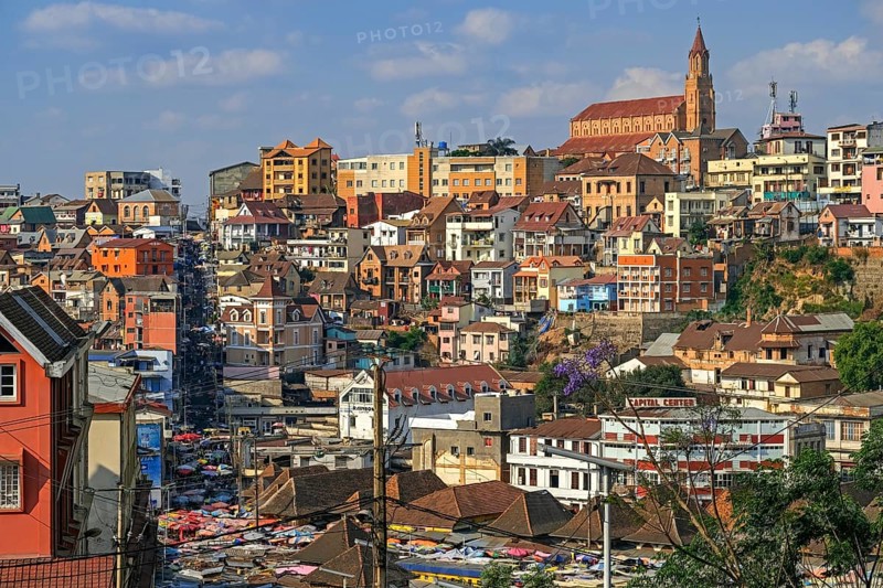 Faravohitra Church in the Analakely district of the city Antananarivo, Analamanga, Madagascar, Africa