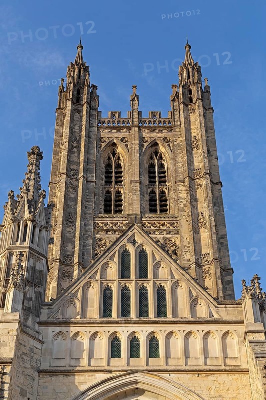 Tower, Cathedral, Canterbury, Kent, England, United Kingdom, Europe