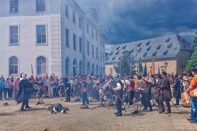 Königstein Fortress battle re-enactment