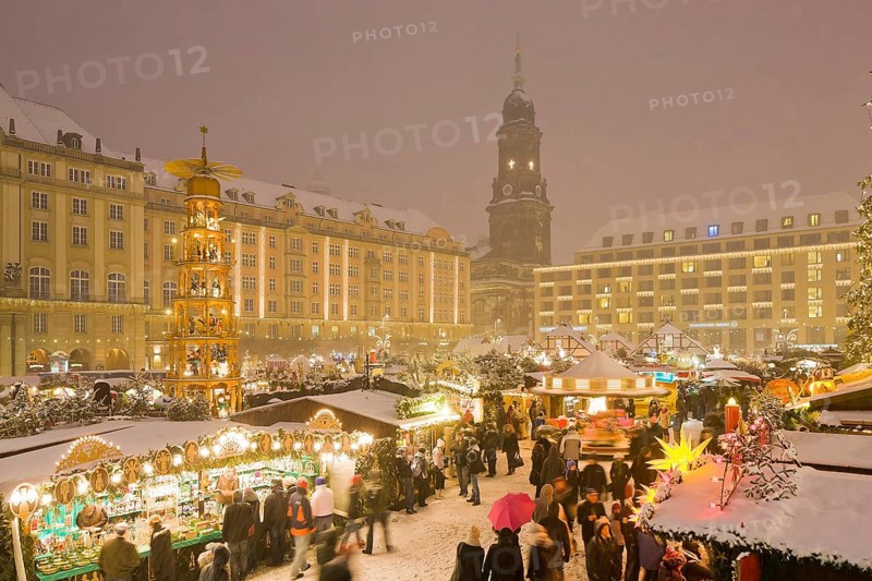 The Striezelmarkt, which has been held since 1434, is the oldest Christmas market in Germany and takes place on the Altmarkt. In 2009 the market was redesigned, a special landmark is for example the world's largest candle arch