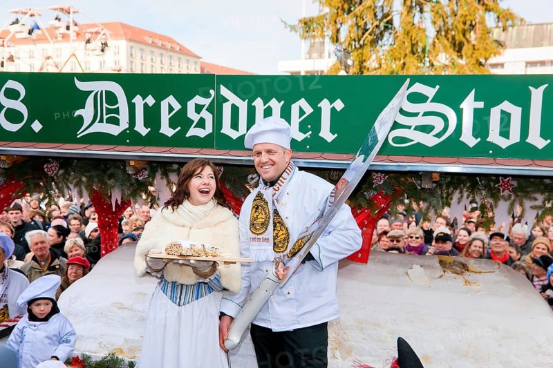 18th Stollen Festival at the Striezelmarkt