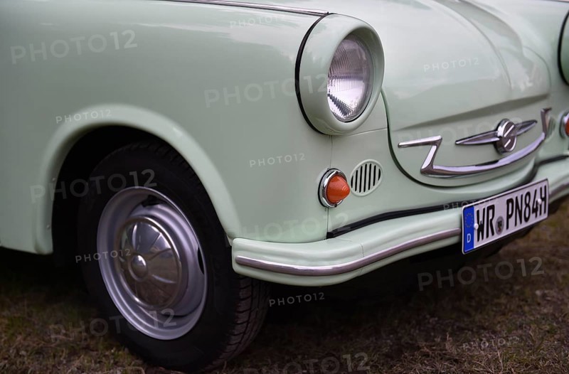 DDR Oldtimer Trabant P50 at a classic car meeting in Benneckenstein in the Harz Mountains, Germany, Europe