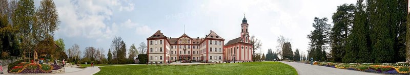 Mainau Island Castle Panorama Germany