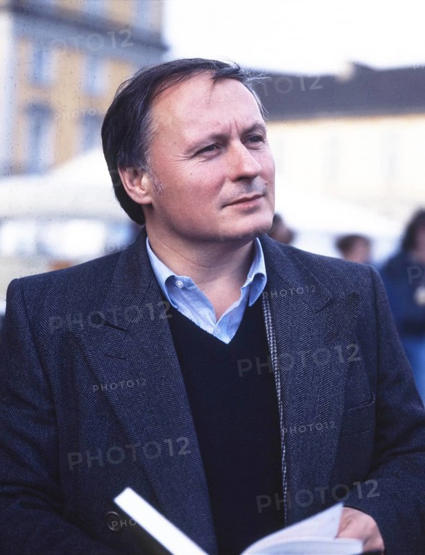 DEU, Germany: The historical slides from the 84-85 r years, Bonn. Oskar Lafontaine at a Friends rally ca. 1984
