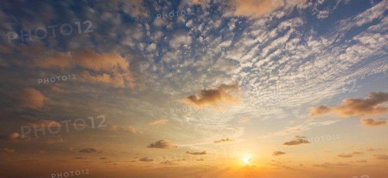 Beautiful dramatic scenic sunset sky background
