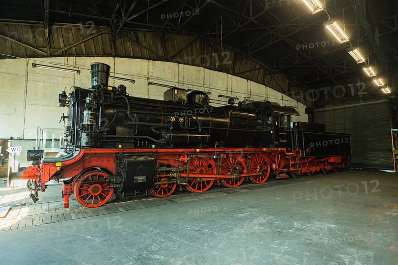Saxon Railway Museum Chemnitz, steam locomotive 99566