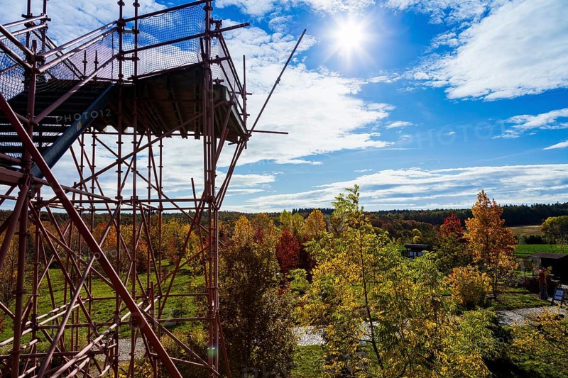 The Forest Botanical Garden Tharandt is an institution of the Technical University of Dresden and at the same time the Saxon State Arboretum. It houses single stem woody plants and has been greatly expanded since 1997 to include North American forest formations