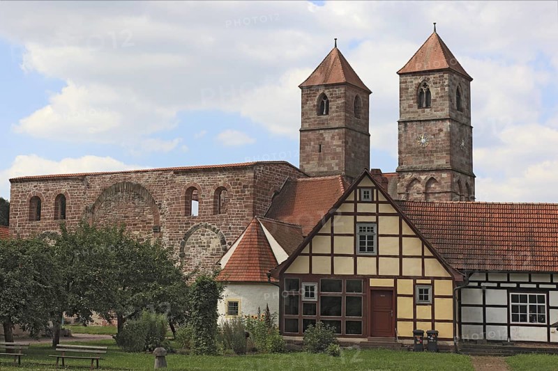 Premonstratensian Monastery of Saint Mary in Veßra, Hildburghausen County, Thuringia, Germany, Europe