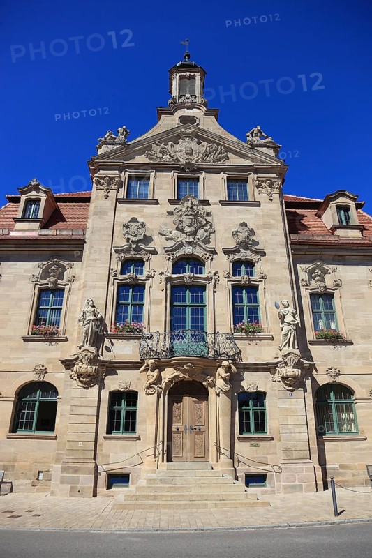 Germany, Middle Franconia, town of Ellingen, the town hall, Europe