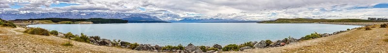 Pukaki-See, Panorama, Otago, Neuseeland