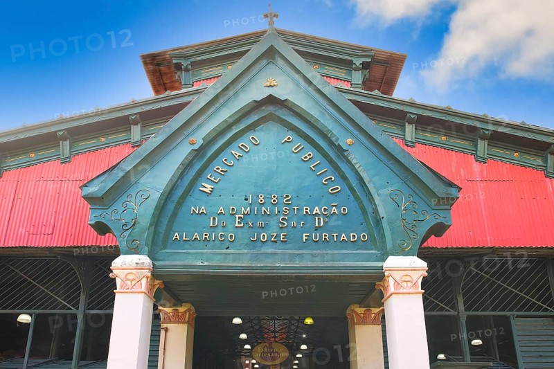 Adolpho Lisboa market hall, Manaus, Amazonia State, Brazil, South America