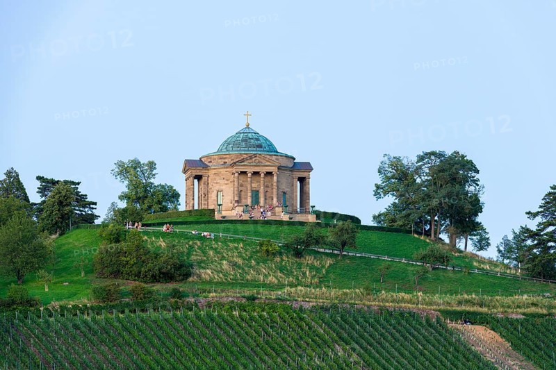 Burial chapel near Stuttgart-Rotenberg, Excursion destination, Baden-Württemberg, Germany, Europe