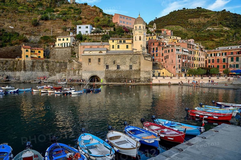 Church of Santa Margherita di Antiochia, Vernazza, Cinque Terre, Province of La Spezia, Liguria, Italy, Europe