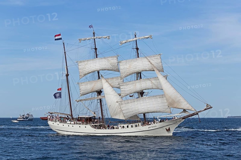Sailing ship, Baltic Sea, Hanse Sail, Warnemünde, Rostock, Mecklenburg-Western Pomerania, Germany, Europe