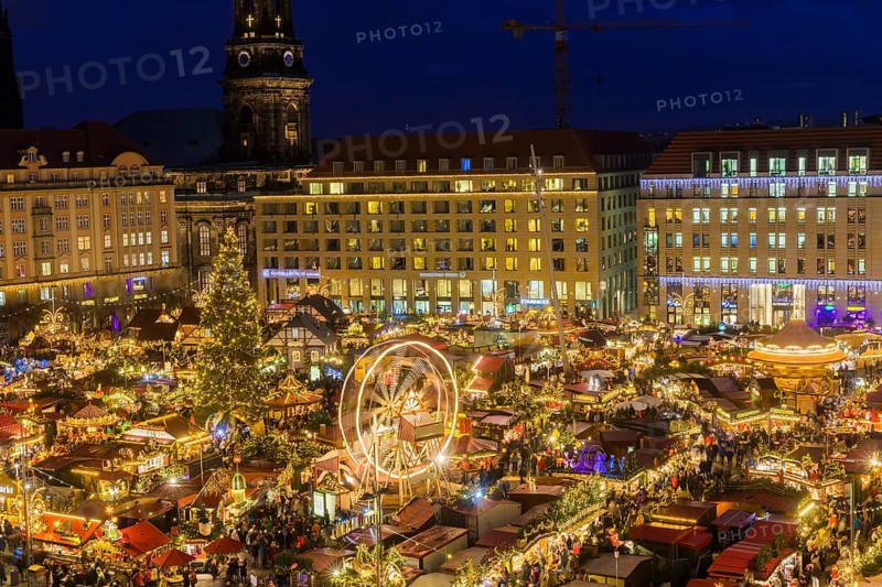 The Dresden Striezelmarkt, which has been held since 1434, is the oldest Christmas market in Germany and takes place on the Altmarkt. In 2009 the market was redesigned, a special landmark is for example the world's largest Schwibbogen. In 2020, the market was cancelled due to the Corona crisis