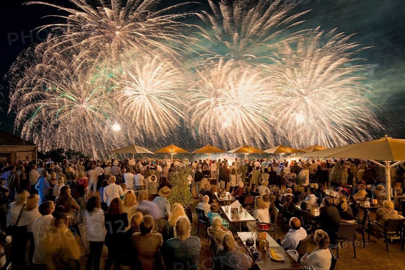 Fireworks for the 3rd Dresden Castle Night