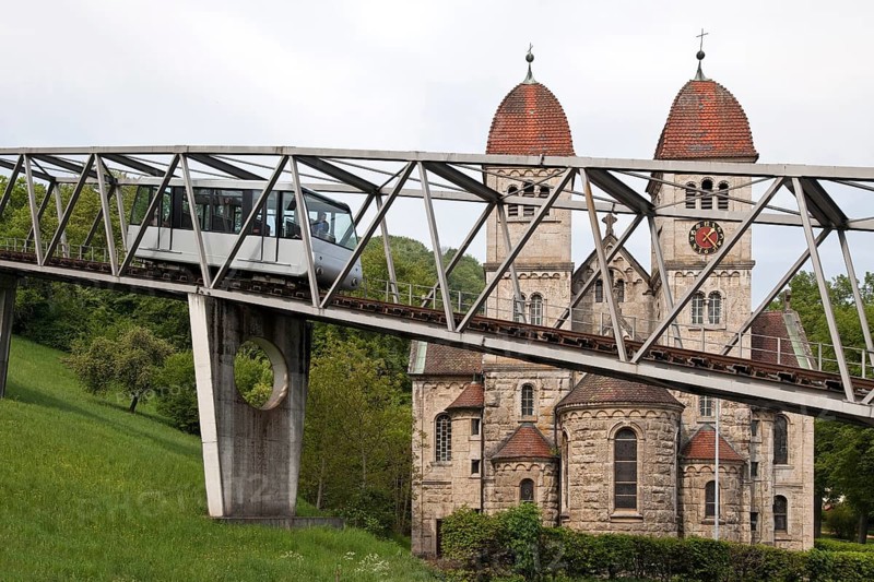 Funicular Church Künzelsau Germany