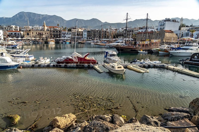 Port of Kyrenia or Girne, Turkish Republic of Northern Cyprus