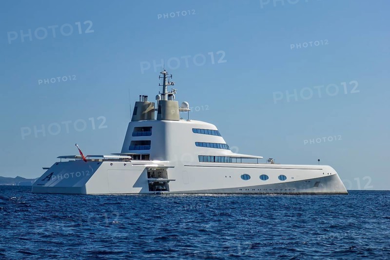 Yacht Motor yacht A built in 2008 at shipyard Blohm Voss GmbH, length 119 metres, Majorca, Spain, Europe