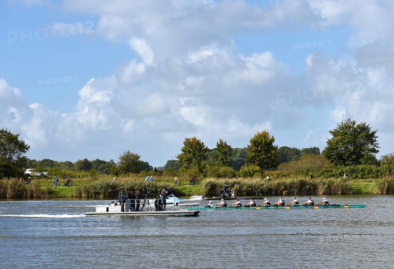 Rowing Eight, Rowing 8, German National Team at the Canal Cup on the Kiel Canal. Rowing competition at the toughest race in the world between Breiholz and Rendsburg, Germany, Europe