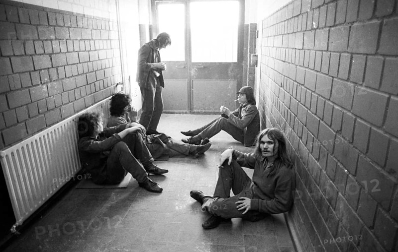 The correctional institution (JVA) in Iserlohn-Drueplingsen, here on 20 January 1975, is a juvenile detention centre for young people from 14 to 24 years of age, who can also learn many professions at this facility, Germany, Europe