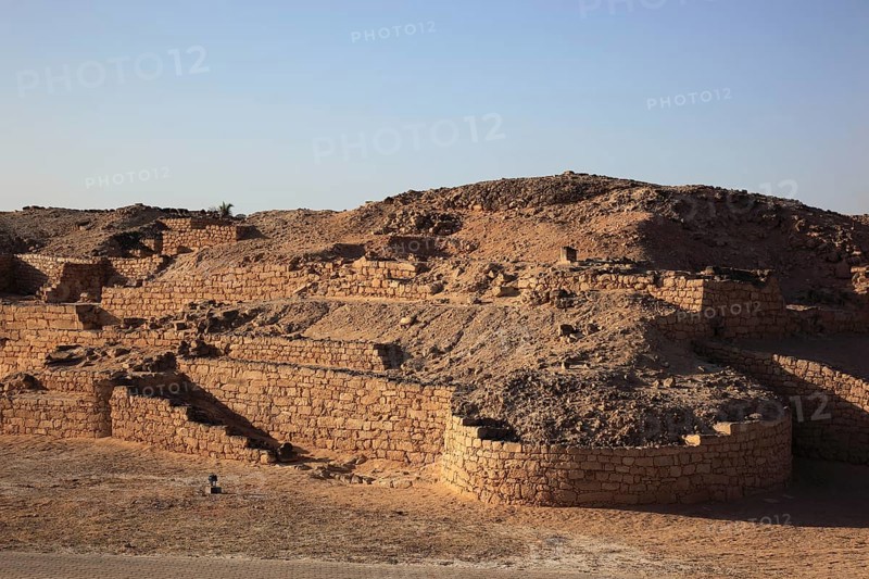 Settlement remains of the city and incense port of Al-Baleed, Unesco World Heritage Site, Salalah, Oman, Asia