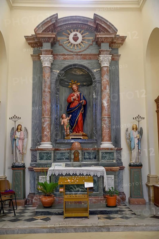 Statue of Christ in the Cathedral of San Nicolò, Noto, Syracuse Province, Sicily, Italy, Europe