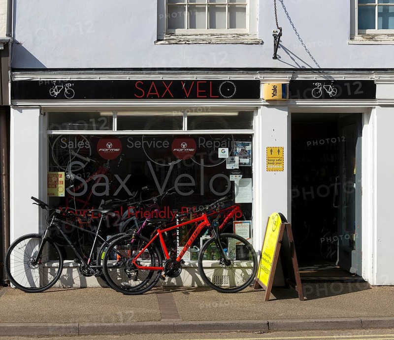 Sax Velo bike sales, service and reapir shop, Saxmundham, Suffolk, England, UK