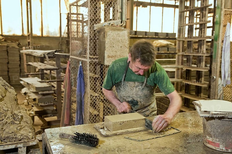 Brick production at Ziegelwerk Klaus Huber GmbH