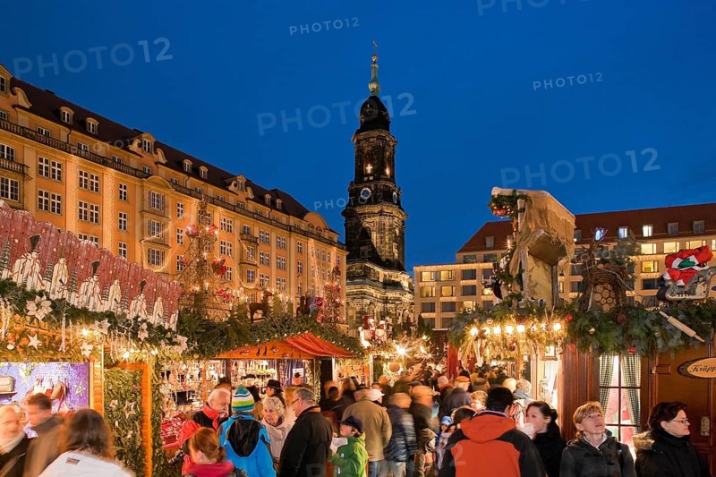 The Striezelmarkt, which has been held since 1434, is the oldest Christmas market in Germany and takes place on the Altmarkt. In 2009 the market was redesigned, a special landmark is for example the world's largest candle arch