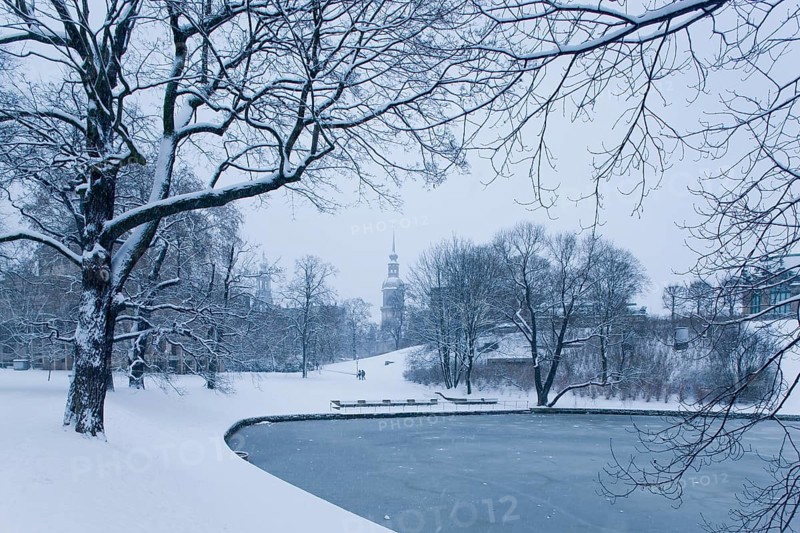 Zwinger in winter, the Dresden Zwinger, is one of the most important Baroque buildings from the reign of Augustus the Strong