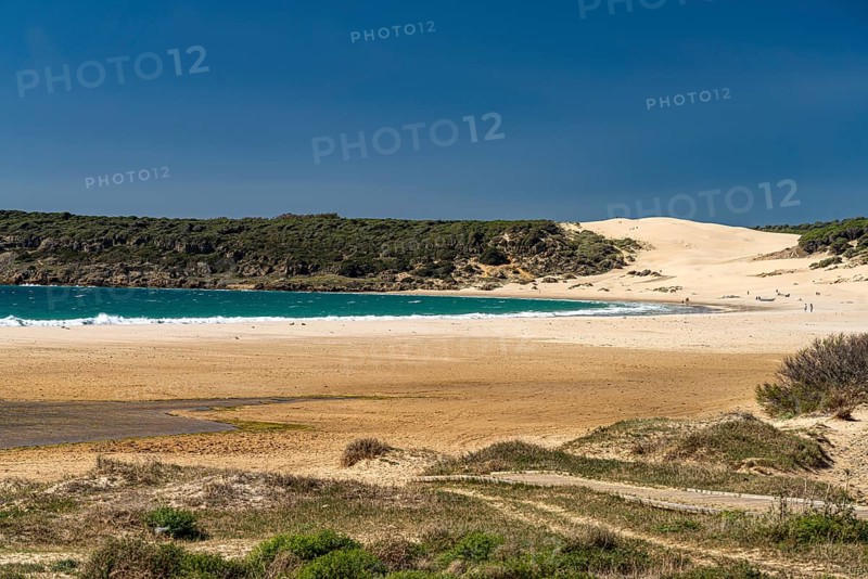 The beach of Bolonia, Tarifa, Costa de la Luz, Andalusia, Spain, Europe