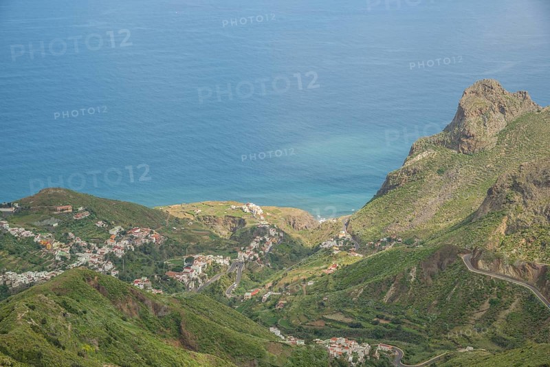 Taganana, Taganana Valley, Barranco de la Iglesia, macizo de anaga (Montanas de Anaga), Las, Tenerife, Canary Islands, Spain, Europe