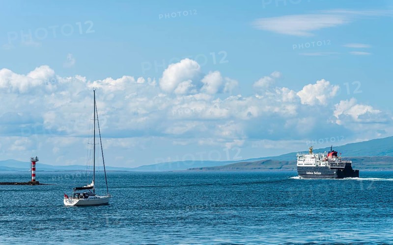 Caledonian MacBrayne in Oban Bay, Oban, Argyll and Bute, Scotland, UK