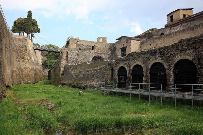 Ruined city of Herculaneum, Campania, Italy, Europe