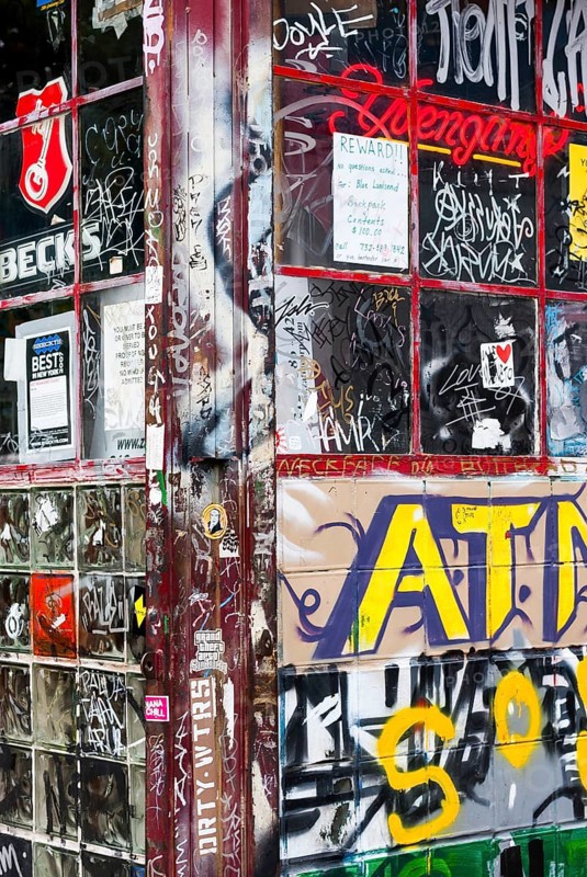 Grafitti in Manhattan, New York City, USA, North America