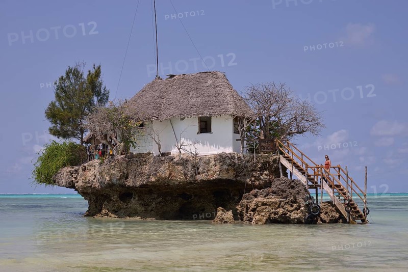 Restaurant "The Rock", Paje, Zanzibar, Tanzania, Africa