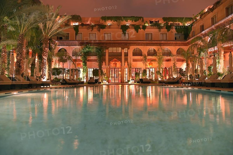 Pool, Les Jardins de la Koutoubia Hotel, Marrakesh, Marrakesh-Tensift-El Haouz region, Morocco, Africa