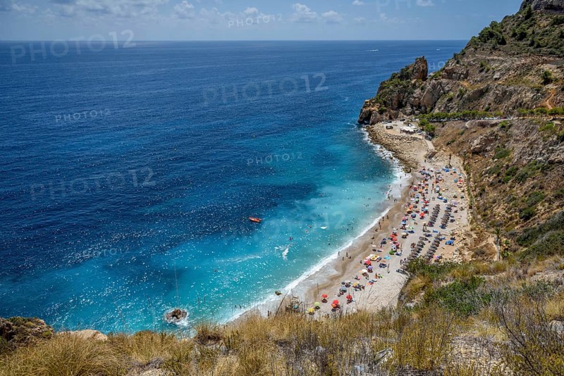 Cala Moraig, beach Moraig near Benitachell, Costa Blanca, Spain, Europe