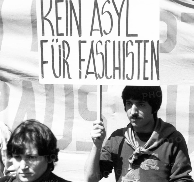 The 35th anniversary congress to end fascist rule was accompanied by a demonstration and rally in Mannheim, Germany on 10 May 1980