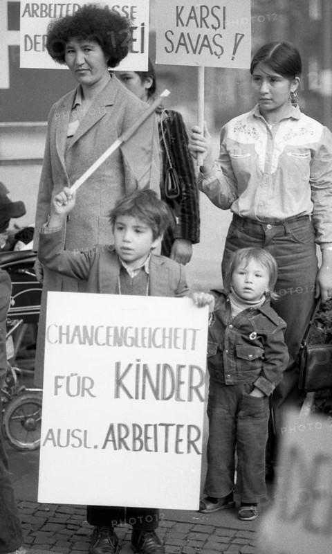 DGB May Day demonstration on 01.05.1980 in Dortmund, Germany, Europe