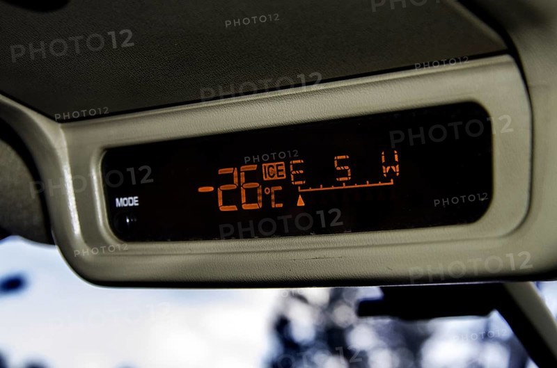 Outside temperature, Olkhon Island, Pribaikalsky National Park, Irkutsk Province, Siberia, Russia, Europe