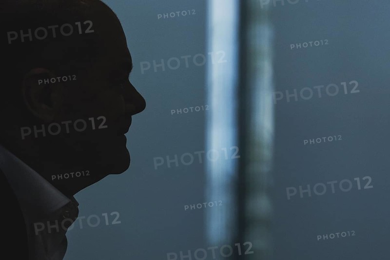 Olaf Scholz (SPD), Federal Chancellor, recorded at a federal press conference on current domestic and foreign policy issues Berlin, 14.07.2023., Berlin, Germany, Europe