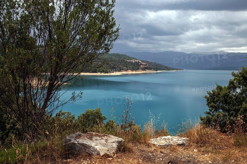Lac de Sainte-Croix, back Sainte Croix du Verdon, Provence-Alpes-Côte d'Azur, Provence, France, Europe